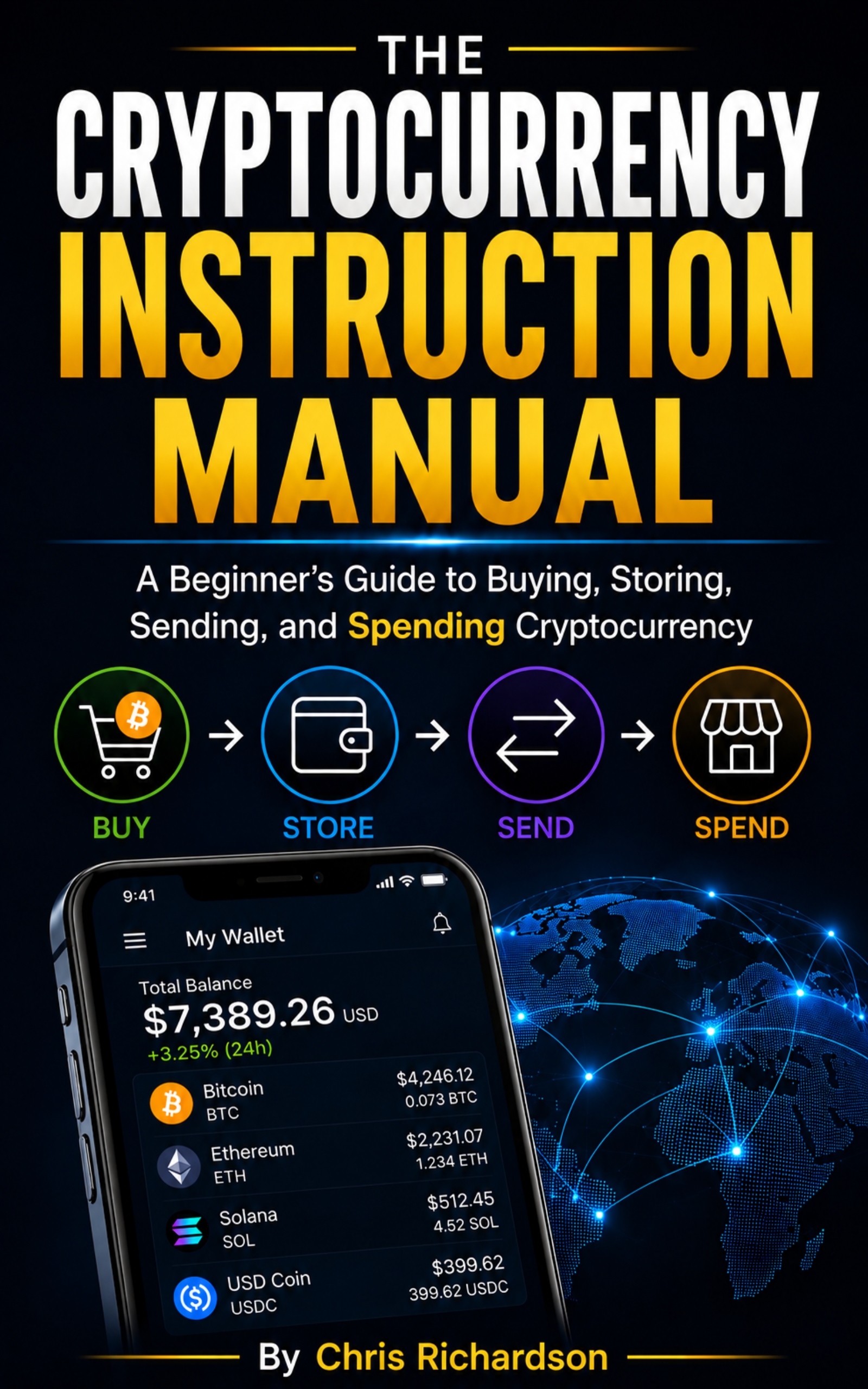 The Cryptocurrency Instruction Manual book cover by Chris Richardson